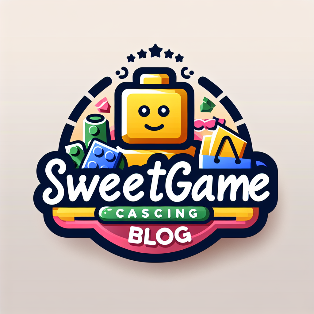 logo for blog SweetGameCasin about lego shop